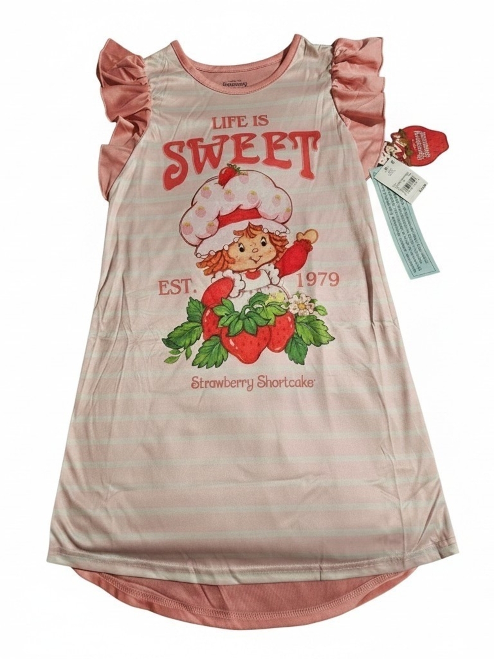 Strawberry Shortcake Pink 'Life Is Sweet' Girls Nightgown